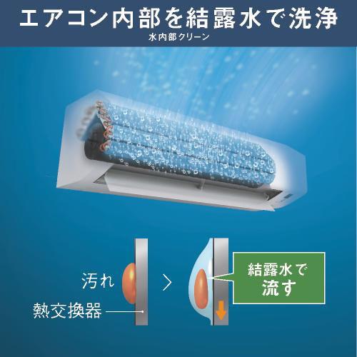標準取付工事別 ルームエアコン 2025年モデル Eシリーズ ホワイト [おもに8畳用 /100V] ダイキン AN255AES-W