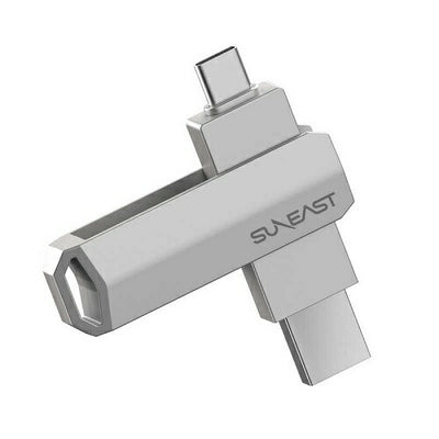 ポータブルSSD 外付け Revolve R5 1TB プラチナシルバー SUNEAST SE-PS0001T2LO1SF