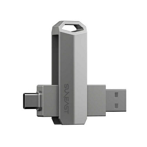 ポータブルSSD 外付け Revolve R5 1TB プラチナシルバー SUNEAST SE-PS0001T2LO1SF