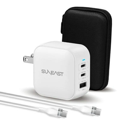 充電器 スマホ 70W 2C1A USB急速充電器 白 SUNEAST SE-AC070DC001WHF