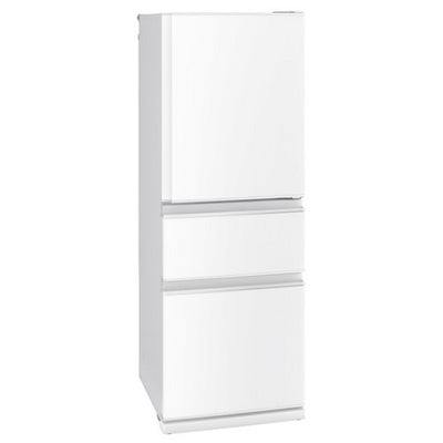 3ドア冷蔵庫 330L ホワイト 右開き 三菱 MR-C33M-W