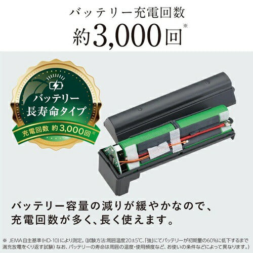掃除機 コードレス スタンド付き 軽量 強力吸引 ハンディ iNSTICK ZUBAQ 紙パック式 三菱電機 HC-JK2E-B マットチタンブラック