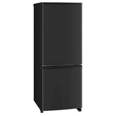 冷蔵庫 小型 一人暮らし 新生活 単身 146リットル 2ドア 右開き Pシリーズ マットサンドブラック 三菱 MR-P15M-B