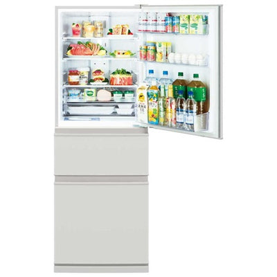 MITSUBISHI 三菱電機 3ドア冷蔵庫 MR-C33N-W 330L 右開き ホワイト