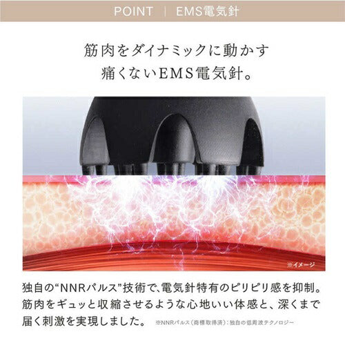 マッサージ機 頭皮ケア ヘッドスパ HEAD SPA DEEP X イオン電気針ヘッドスパ MYTREX MT-HSDX-24B 美顔器 高浸透イオン EMS 赤色LED もみ機能