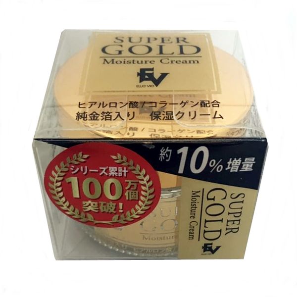 保湿クリーム 純金箔入り スーパーゴールド 55g ※10％増量 ドウシシャ ｽｰﾊﾟｰｺﾞｰﾙﾄﾞ55