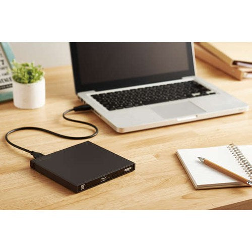 Logitec ロジテック 外付けブルーレイドライブ ポータブル LBD-PWA6U3LBK USB3.2(Gen1) ブラック