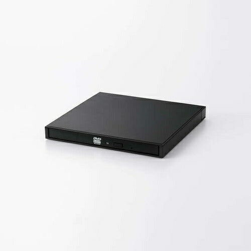 USB Type-C対応ポータブルDVD ブラック 動画再生・データ保存・動画/写真編集ソフト付き エレコム LDR-PXA8CU2VBK