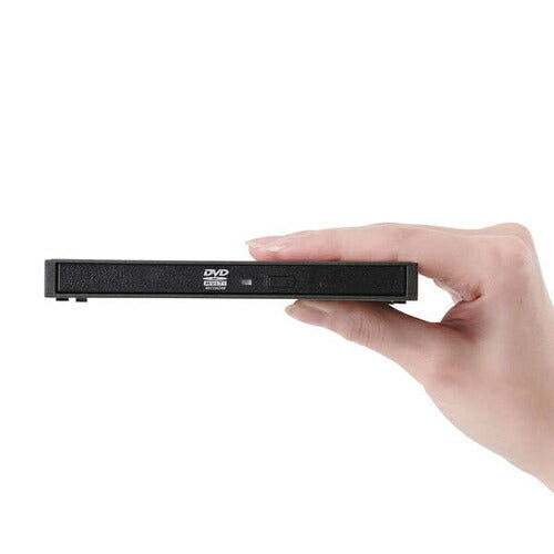 USB Type-C対応ポータブルDVD ブラック 動画再生・データ保存・動画/写真編集ソフト付き エレコム LDR-PXA8CU2VBK