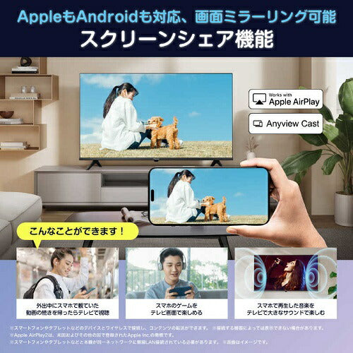 40V型 液晶テレビ A4Nシリーズ ハイセンス・ジャパン 40A4N