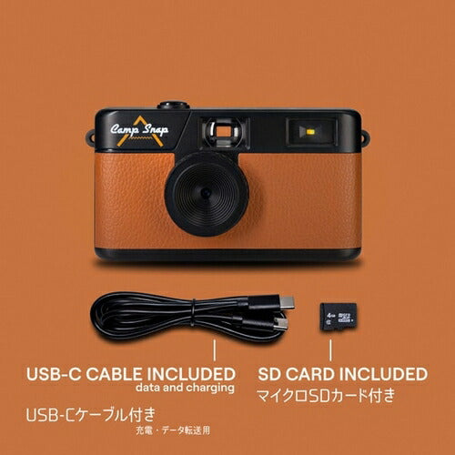 デジタルカメラ スクリーンレス Chestnut Brown Camp Snap キャンプスナップ CS-V105-BR ブラウン