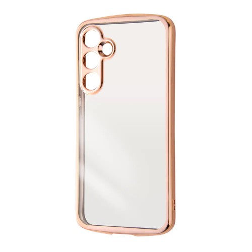 Galaxy A55 5G（SC-53E）用 Like standard 耐衝撃 精密設計 TPUソフトケース METAMORU ピンクゴールド レイアウト RT-GA55TC13/PGM