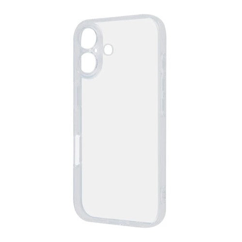 iPhone 16用 Like standard 精密設計 カメラ保護 衝撃吸収 バンパー メタリック TPUソフトケース（クリア） レイアウト RT-P46PFC2/CM