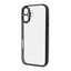 iPhone 16用 Like standard 精密設計 カメラ保護 衝撃吸収 バンパー メタリック TPUソフトケース（ブラック） レイアウト RT-P46PFC2/BM