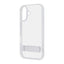iPhone 16用 Like standard スタンド付き 衝撃吸収 バンパー ハイブリッドケース（クリア） レイアウト RT-P46STA1/CM