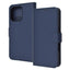 iPhone 16 Pro用 Like standard 耐衝撃 マグネットベルト シンプル 手帳型レザーケース（ダークネイビー） レイアウト RT-P47ELC1/DN