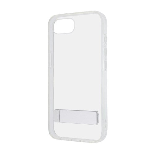 iPhone 16e用 Like standard スタンド付き 衝撃吸収 バンパー ハイブリッドケース クリア レイアウト RT-P50STA1/CM