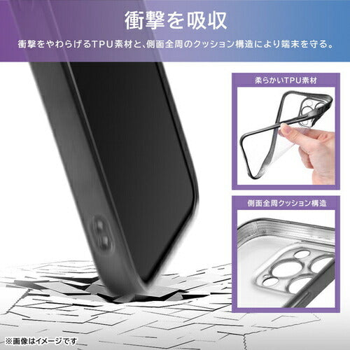 Like standard 精密設計 カメラ保護 衝撃吸収 バンパー メタリック TPUソフトケース / クリア Google Pixel 9a用 レイ・アウト RT-GP9APFC2/CM