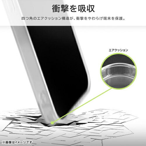 Like standard MagSafe対応 マグネットアクセサリー対応 衝撃吸収 バンパー ハイブリッドケース / クリア Google Pixel 9a用 レイ・アウト RT-GP9AMG2/CM
