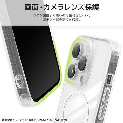 Like standard MagSafe対応 マグネットアクセサリー対応 衝撃吸収 バンパー ハイブリッドケース / クリア Google Pixel 9a用 レイ・アウト RT-GP9AMG2/CM