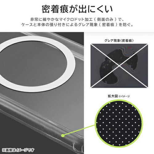 Like standard MagSafe対応 マグネットアクセサリー対応 衝撃吸収 バンパー ハイブリッドケース / クリア Google Pixel 9a用 レイ・アウト RT-GP9AMG2/CM