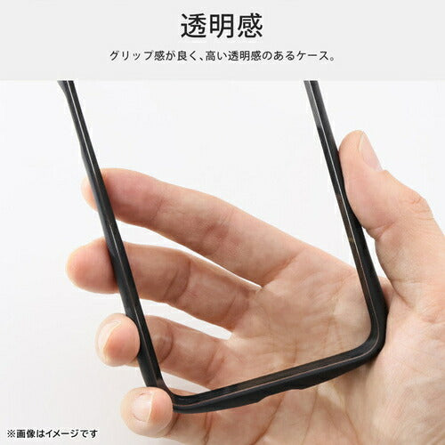 Like standard Puffull 耐衝撃 バンパー ハイブリッドケース / ブラック Google Pixel 9a用 レイ・アウト RT-GP9ACMD1/B