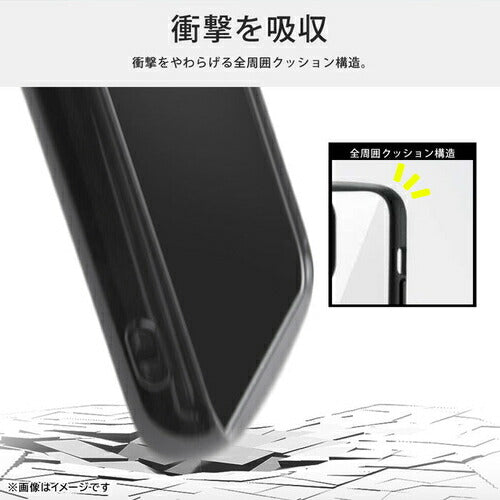 Like standard Puffull 耐衝撃 バンパー ハイブリッドケース / ブラック Google Pixel 9a用 レイ・アウト RT-GP9ACMD1/B