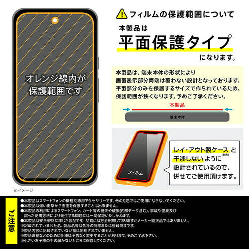 Like standard PETフィルム 光沢 抗菌・抗ウイルス 平面保護 指紋防止 指紋認証対応 Google Pixel 9a用 レイ・アウト RT-GP9AF/A1