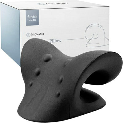 首枕 ネックリラックスピロー ～ストレッチモデル～ （ブラック） MyComfort