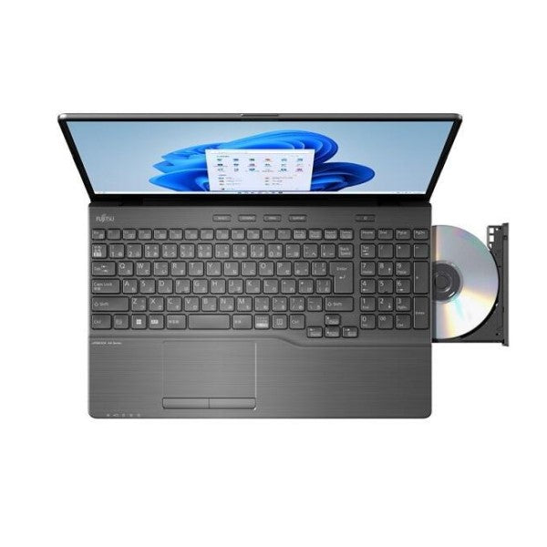 15.6型ノートパソコン FMV LIFEBOOK AH53/H2（Ryzen 7/ メモリ 16GB/ SSD 512GB/ BDドライブ/ Officeあり）ブライトブラック 富士通 FMVA53H2B