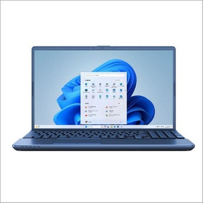 15.6型ノートパソコン LIFEBOOK AHシリーズ メタリックブルー 富士通 FMVA480JLA