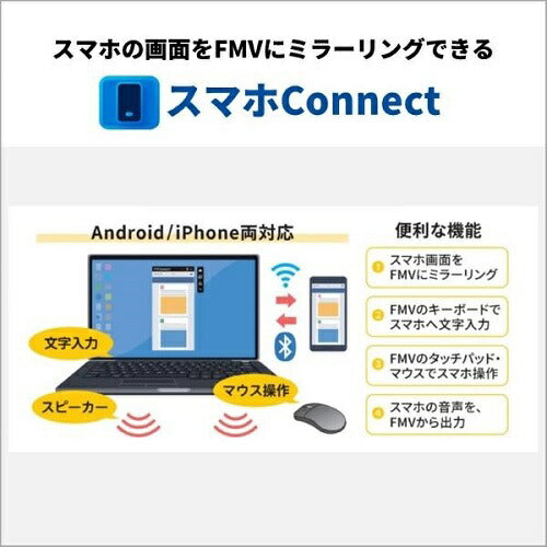 15.6型ノートパソコン LIFEBOOK AHシリーズ メタリックブルー 富士通 FMVA480JLA