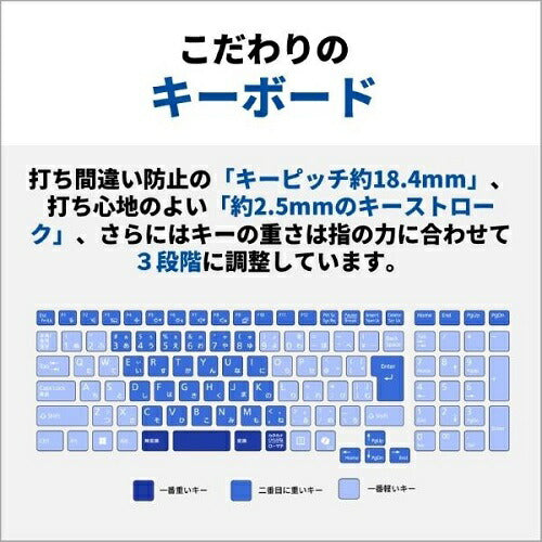 15.6型ノートパソコン LIFEBOOK AHシリーズ メタリックブルー 富士通 FMVA480JLA
