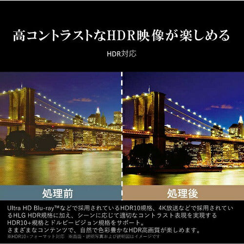 75V型 4Kチューナー内蔵液晶テレビ REGZA M550M series 東芝 75M550M