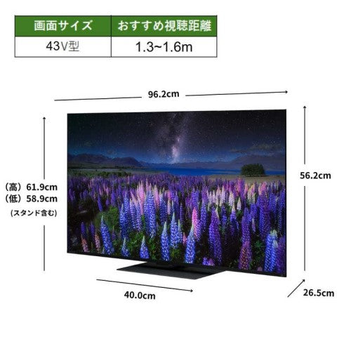 4K液晶テレビ レグザ 43V型 REGZA 43Z670R