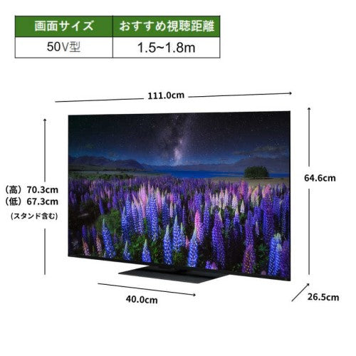 4K液晶テレビ レグザ 50V型 REGZA 50Z670R