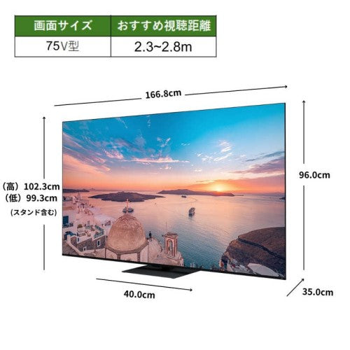 4K Mini LED液晶テレビ レグザ 75V型 REGZA 75Z770R
