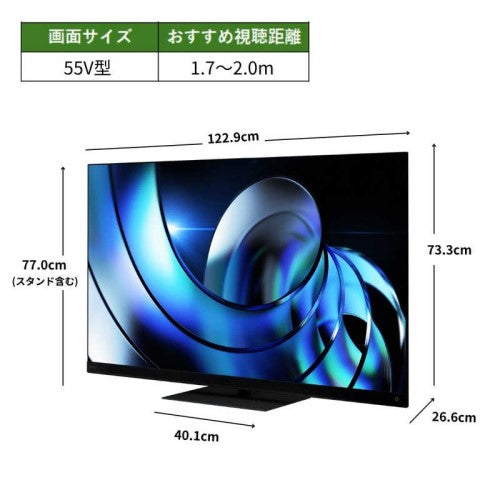 液晶テレビ タイムシフトマシン搭載4K Mini LED液晶レグザ Z8 series 55V型 REGZA 55Z875R