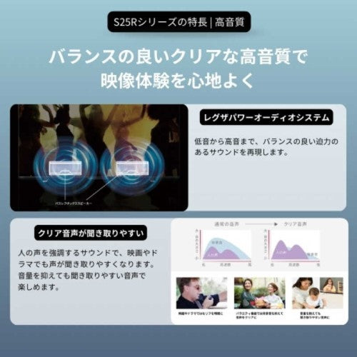 液晶テレビ ハイビジョン液晶レグザ S25R series ［40V型 /Bluetooth対応 /フルハイビジョン］ REGZA 40S25R