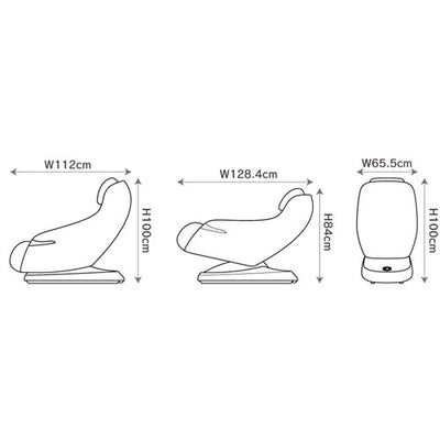 ドリームファクトリー マッサージ機 MC-03-BR ブラウン