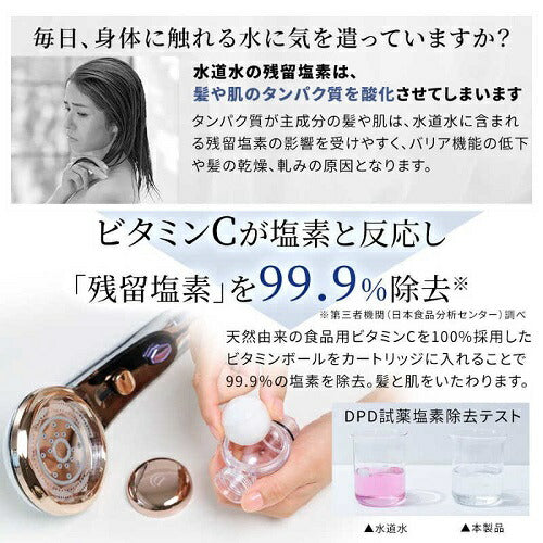 クリスタルジュエル 塩素除去カートリッジセット DOCTORAIR BSH-01CT