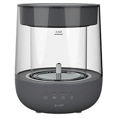 QUADS クワッズ ムードライトスチーム加湿器 GLASS QS629GY グレー
