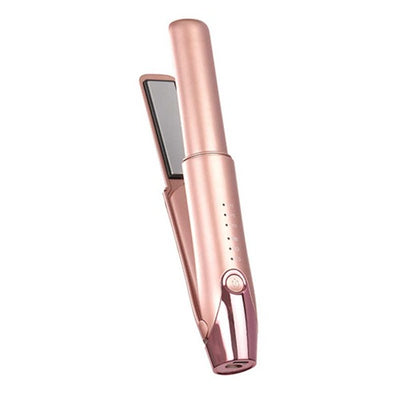 コードレス3ミニヘアアイロン 充電式 ピンク Agetuya AG-0008-PK