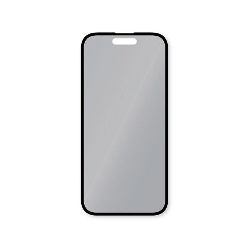 iPhone 16 / 15 / 14 Pro用 [FLEX 3D] のぞき見防止 複合フレームガラス ブラック Simplism(シンプリズム) トリニティ TR-IP24M2-G3-LPVCCBK