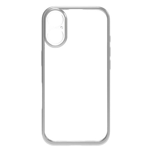 iPhone 16用 [Aegis Solid] 超精密設計フルカバーTPUケース メタリックシルバー Simplism(シンプリズム) トリニティ TR-IP24M2-AGSL-CLSV