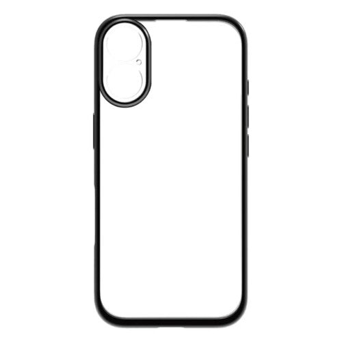 iPhone 16用 [Aegis Solid] 超精密設計フルカバーTPUケース メタリックブラック Simplism(シンプリズム) トリニティ TR-IP24M2-AGSL-CLBK