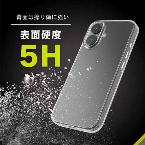 iPhone 16用 [Turtle] ハイブリッドケース クリア Simplism(シンプリズム) トリニティ TR-IP24M2-TT-CL