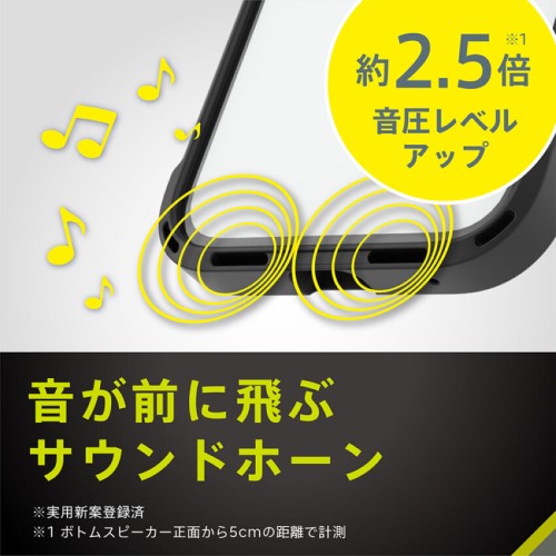 iPhone 16用 [GRAV UNLIMITED] 超衝撃吸収 ハイブリッドケース 5M ブラック Simplism(シンプリズム) トリニティ TR-IP24M2-GRU-CLBK