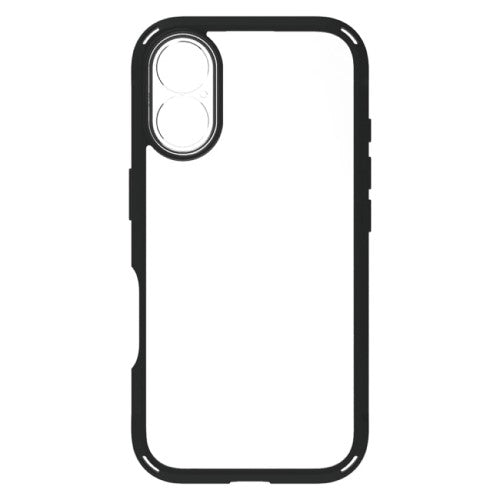 iPhone 16用 [GRAV Solid UNLIMITED] 超精密設計 超衝撃吸収 ハイブリッドケース 5M ブラック Simplism(シンプリズム) トリニティ TR-IP24M2-GRUSL-CLBK
