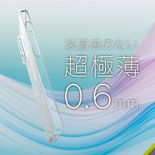 iPhone 16用 [AIR-REAL INVISIBLE] 超精密設計 極薄軽量ケース クリア Simplism(シンプリズム) トリニティ TR-IP24M2-ARPSL-CL